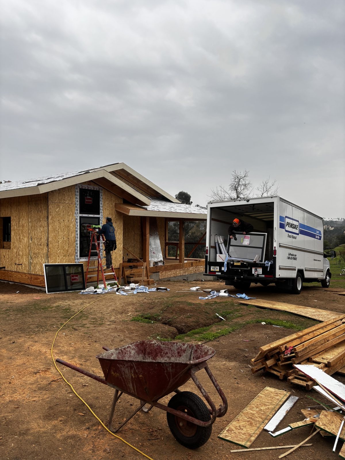 New construction window installation